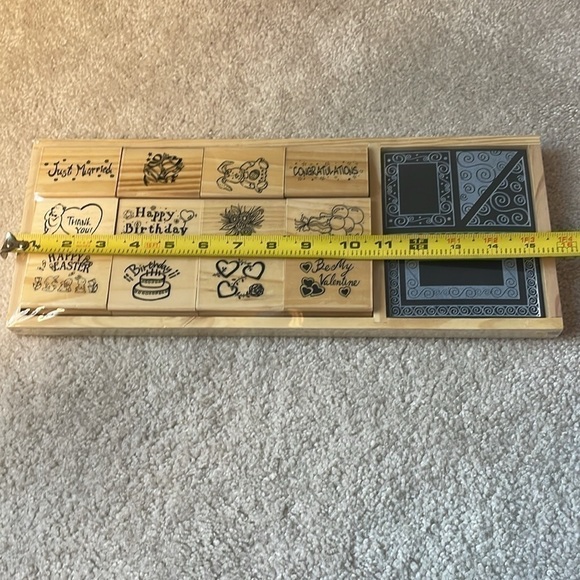 NWT RUBBER STAMP SET ALL OCCASION - Picture 3 of 3